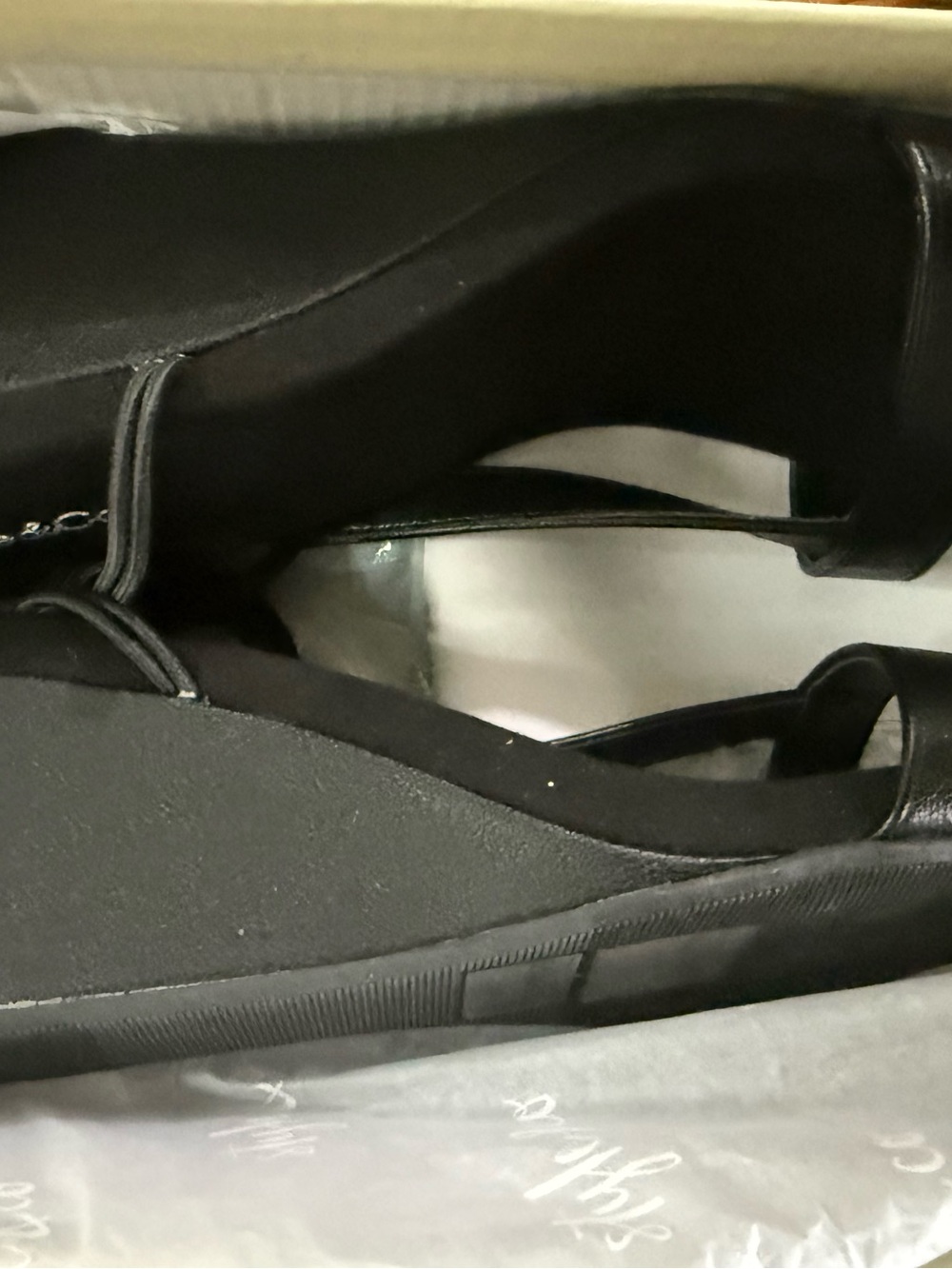 Style & Co Women's Mulan Wedge Heel Sandals Black Women 9 - Picture 4 of 9